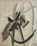 Sans titre by Angel Alonso, 1952, Huile sur panneau, sold Jun 2023