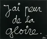 J'ai peur de la gloire by Ben, 2014, Acrylique sur toile, sold Jun 2023