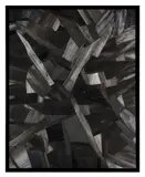 Issu du Feu ch212 by Lee Bae, 2003, Charcoal on canvas ; signed, titled and dated in French and Korean on the reverse, sold Dec 2023
