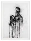 Shadow (study) XVII by Jaume Plensa, 2010, Technique mixte sur papier, sold Dec 2023