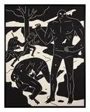 Judgement by Cleon Peterson, 2015, Acrylique sur toile, sold Dec 2023