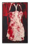 Corset by Thomas Fougeirol, 1999/2000, Acrylique sur contreplaqué, sold Dec 2023