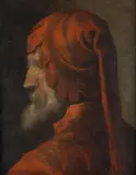 Tête d'esclavon by Pietro della Vecchia, Huile sur toile, sold Sep 2023