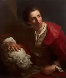Portrait présumé d'Edme Bouchardon (1698-1762) by Louis Gabriel Blanchet, Huile sur toile, sold Nov 2023