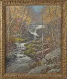 landscape by Ernest Albert, oil on canvas, sold Oct 2013