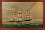 of the American ship St.Charles by John-Henry Mohrmann, oil on canvas, sold Oct 2013