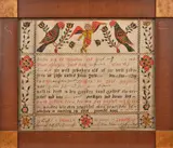 fraktur by Cross Legged Angel Artist, watercolor on paper, sold Oct 2013