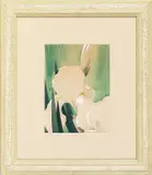 of an iris by Leon V. Carroll, watercolor, sold Sep 2013