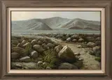 western landscape by Ralph C. Scott, oil on canvas, sold Sep 2013