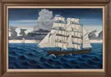 ship portrait of the {Neith} by Katherine Jakobsen, oil on canvas, sold Sep 2013