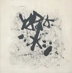 Untitled Drawing (Composition) by Ulfert Wilke, ink on paper, sold Sep 2024