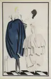 Couple allumant une cigarette by Benito, Lithographie signée en bas à droite, sold Jun 2021