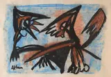 Sans titre by Jean-Michel Atlan, Pastel, sold Jun 2021