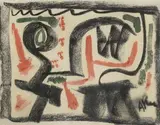 Sans titre by Jean-Michel Atlan, Pastel et aquarelle, sold Jun 2021