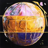 Clean Cuts #24 by Agatha Falk, 1993, oil on canvas, sold Mar 2016