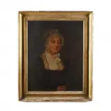 Portrait of a Woman by Ethan Allen Greenwood, Oil on panel, sold Oct 2020