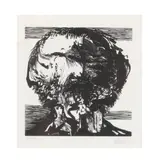Pictor Ignotus by Leonard Baskin, Wood engraving, sold Oct 2020