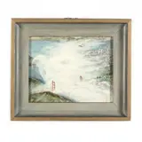 Fog by Marian Simoneau, Oil on board, sold Oct 2020