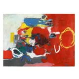 Abstract Composition by Georges Goldkorn, Oil on canvas, sold Oct 2020