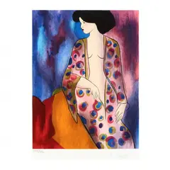 Daniela by Linda Le Kinff, Serigraph in colors, sold Oct 2020