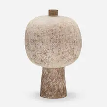 Charcas vessel by Claude Conover, glazed stoneware with engobe decoration, sold Mar 2022
