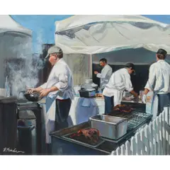 Untitled by Barbara Fracchia, oil on canvas, sold Jun 2026