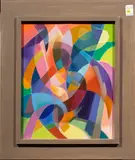 Untitled by John Gerrity, oil on cavas affixed to board, sold Jun 2026