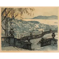 Untitled by Luigi Kasimir, etching with aquatint, sold Jul 2026