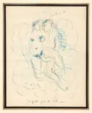 Cannes, sans date [vers 1925-1927]. by Francis Picabia, Beau dessin à l’encre signé figurant une scène érotique., sold May 2023