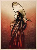 Burmese Monk by Shepard Fairey, 2009, Sérigraphie en couleurs, sold Apr 2023