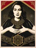 Peace and Justice Woman by Shepard Fairey, 2013, Sérigraphie en couleurs, sold Apr 2023