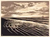 Moon Over Biloxi by Shepard Fairey, 2011, Sérigraphie en couleurs, sold Apr 2023