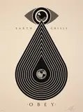 Earth Crisis (White) by Shepard Fairey, 2014, Sérigraphie en couleurs, sold Apr 2023
