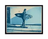 Jeff Ho Zephyr (Blue) by Shepard Fairey, 2017, Sérigraphie en couleurs, sold Apr 2023