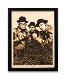 RUN-DMC Raising Hell (Gold) by Shepard Fairey, 2019, Sérigraphie en couleurs, sold Apr 2023