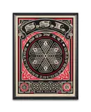 SSI (Sonic Solutions Incorporated) Mea Culpa (Black & Red) by Shepard Fairey, 2008, Sérigraphie en couleurs, sold Apr 2023
