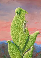 La saveur des larmes by René Magritte, 1946, Gouache sur papier, sold Jun 2023