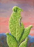 La saveur des larmes by René Magritte, 1946, Gouache sur papier, sold Jun 2023