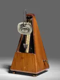 Indestructible object (Replica 1963) by Man Ray, 1923-1963, Métronome, photographie et trombone en métal, sold Jun 2023