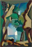 Bassin d'Arcachon by André Lhote, 1917, Huile sur toile, sold Jun 2023