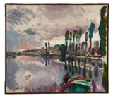 Le Loir à Durtal by Raoul Dufy, circa 1906, Huile sur toile, sold Jun 2023