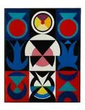 VENUS I by Auguste Herbin, 1945, Huile sur toile, sold Jun 2023
