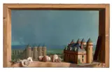 Le retour du promeneur by Pierre Roy, 1932, Huile sur toile, sold Jun 2023