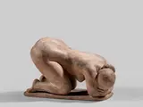 Femme accroupie ou La Baigneuse accroupie by Aristide Maillol, 1930, Terre cuite, sold Jun 2023