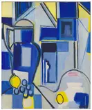 Verrière by Pierre Tal-Coat, 1946, Huile sur toile, sold Jun 2023