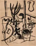 Nature morte à la cruche by Fernand Léger, 1948, Encre sur papier, sold Jun 2023
