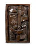 Composition aux fruits by Fernand Léger, 1952, Bronze à patine brune, sold Jun 2023