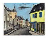 Chateauroux by Bernard Buffet, 1984, Huile sur panneau d'Isorel, sold Jun 2023
