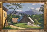 Sarcenas, 1929 by Jules Flandrin, Huile sur toile, sold Sep 2023