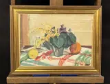 Nature morte aux fleurs by René Ruby, Huile sur toile, sold Sep 2023